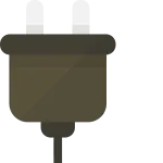 Power Outlet Plug SVG Icon